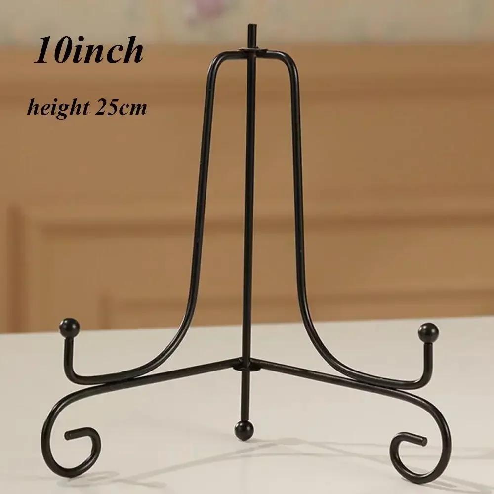 Fashion Clear Plastic Plate Display Stand Picture Frame Easel Holder Arts Case Holders Photo Display 3/5/7/9inch Photo Frame