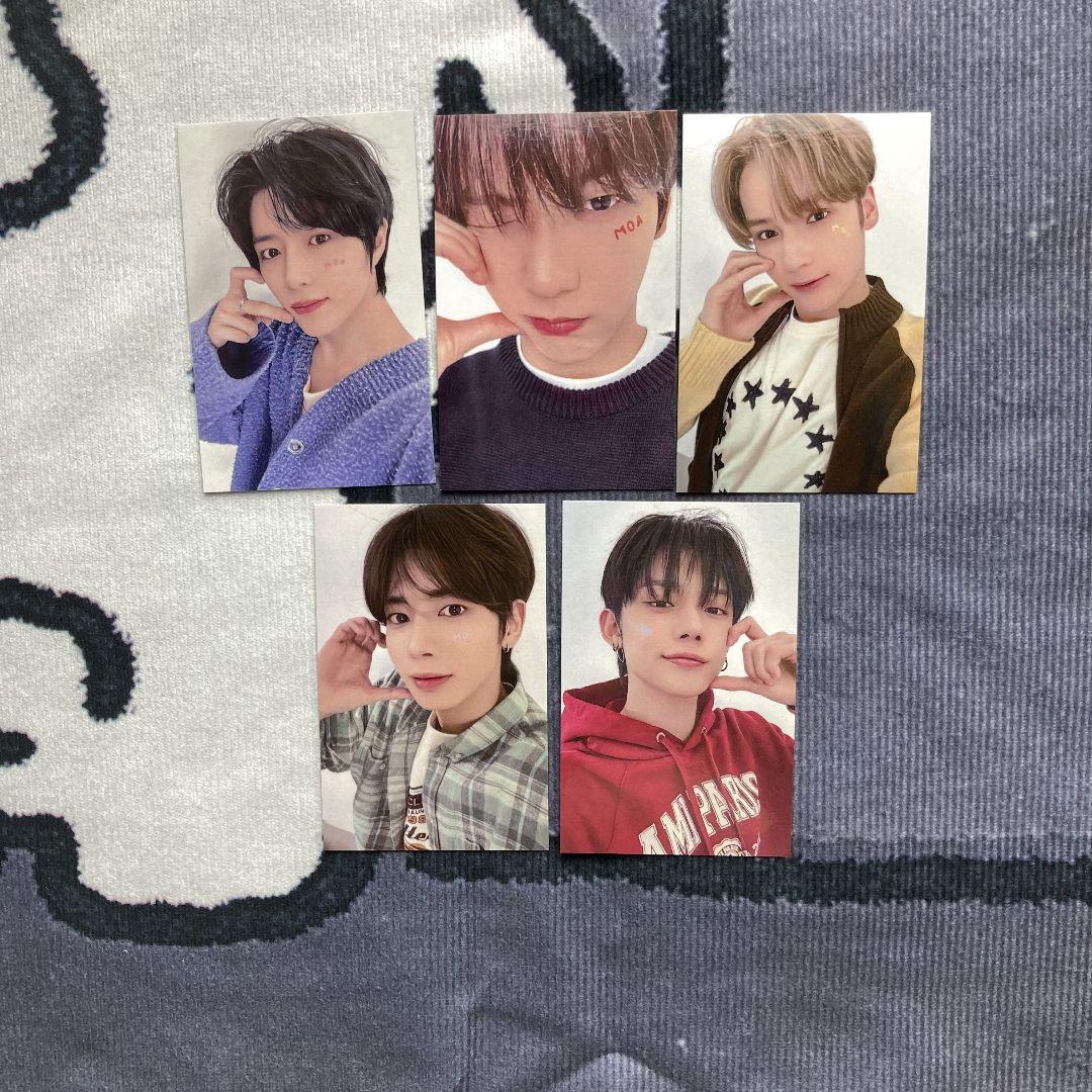

[USED] TXT MOAZONE FANLIVE Fan Live 5 Trading Cards