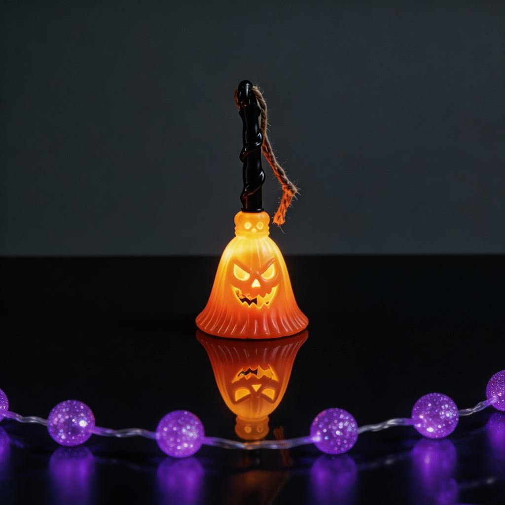 Halloween Pumpkin LED Candle Flameless Tabletop Decor for Home Party and Holiday