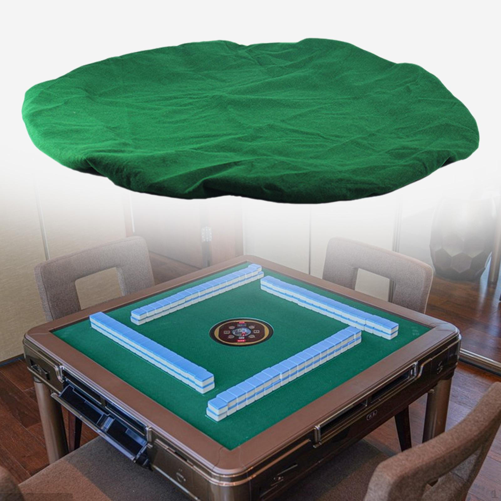 Felt Table Cover for , Bridge, Mahjongg Round Elastic Game Cloth