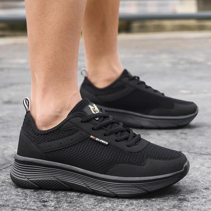 Herren-Laufschuhe, atmungsaktiv, Sport-Sneaker zum Schnüren, bequem, lässig, Wanderschuhe, Sportschuhe für das Training
