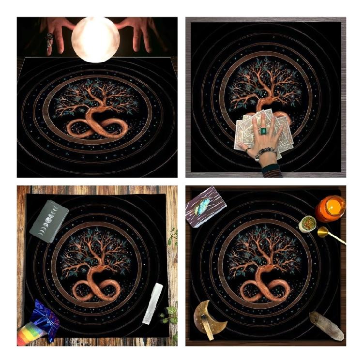 Metaphysical Game Mat Pendulum Divinations Altar Tablecloth Board Game Card Pad