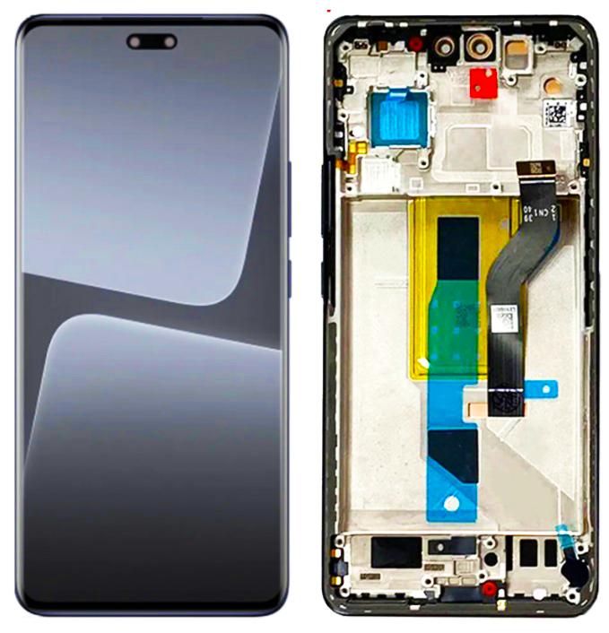 Original Xiaomi 13 Lite LCD Display + Touch Screen Frame Original AMOLED