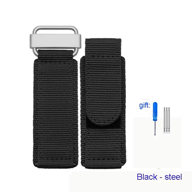 Watch accessories For Seiko Rolex Panerai Tudor Hook-and-loop fastener Nylon sport watchband for Nato watch strap 22mm 24mm