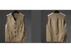 Men's Plus Size Cotton V-Neck Fishing Vest – Middle-Aged & Elderly Casual Sleeveless Jacket
