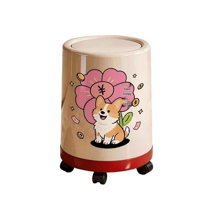 Gongziyu Retro Rolling Storage Bin