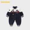DUUDUU Infant Baseball-Style Romper