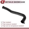 1 Pc Radiator Coolant Hose for for Hyundai Tucson 2010-2021 Engine Water Inlet Pipe No.254602G201 Black Metal