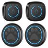 Smart Dog Doorbell for Small Dogs: Pet Training Bell with 60 Music Options, 2 Receivers & 2 Triggers