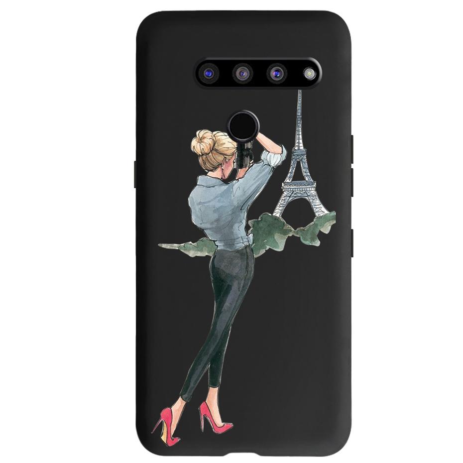 For LG V50 ThinQ 5G Case Fashion Pattern Soft Silicone TPU Phone Case For LG V50S ThinQ 5G V50 50S V500N V450 V510N Funda