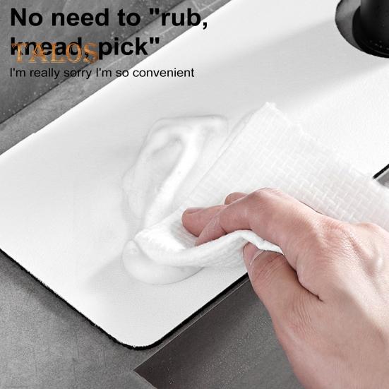 Diatomitová podložka pod vodovodní baterii Multifunkční podložka na ochranu proti stříkající vodě u dřezu Rychleschnoucí kamenný podnos pohlcující vodu pro organizaci koupelny v kuchyni