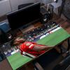Leao Mouse Pad, Large Gaming Desk Mat, Non-slip XXL Mousepad for Laptop & Tablet, Mini PC Playmat with Stitched Edges