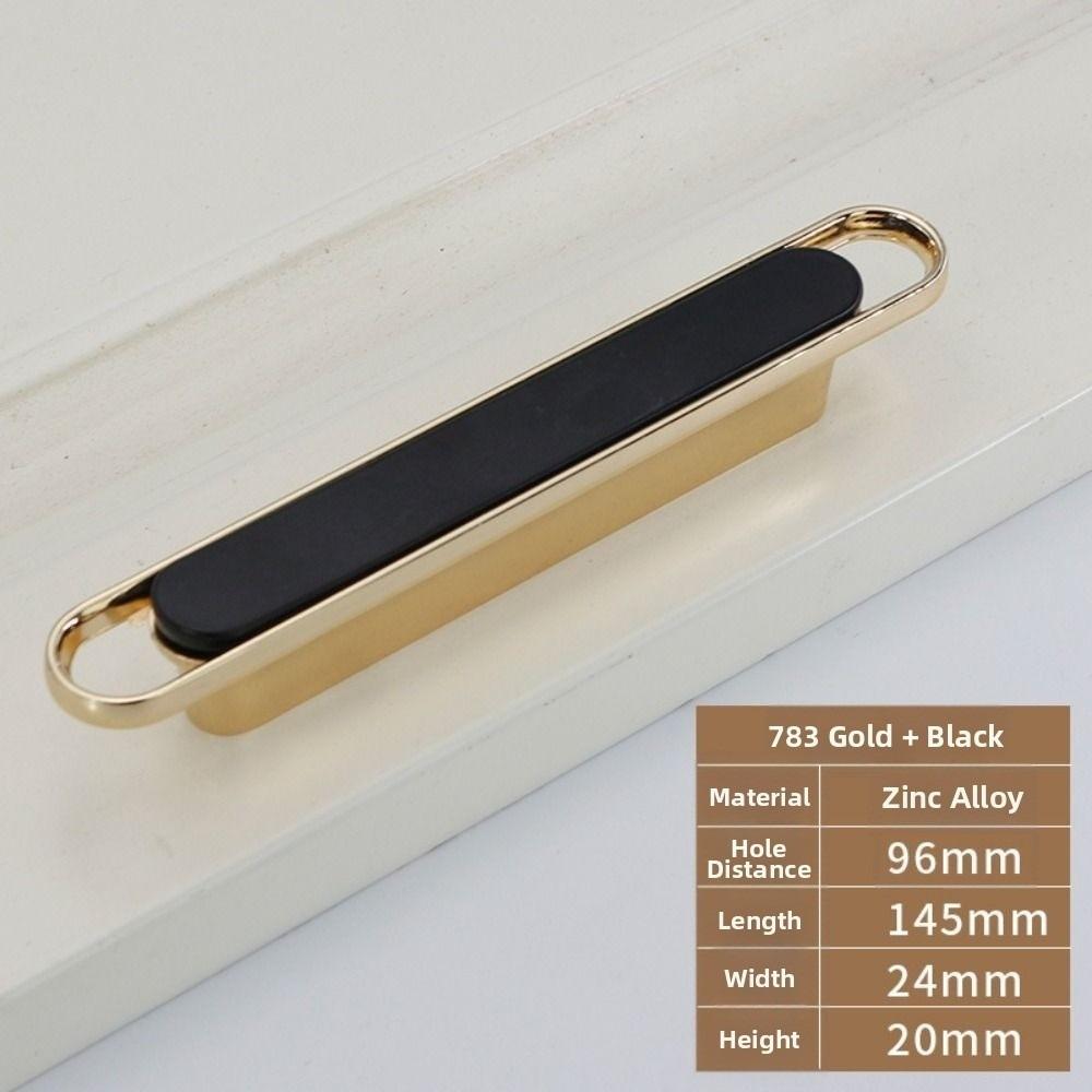 Nordic Style Drawer Cabinet Handle Matte Gold Furniture Hardware Simple Cabinet Door Knob