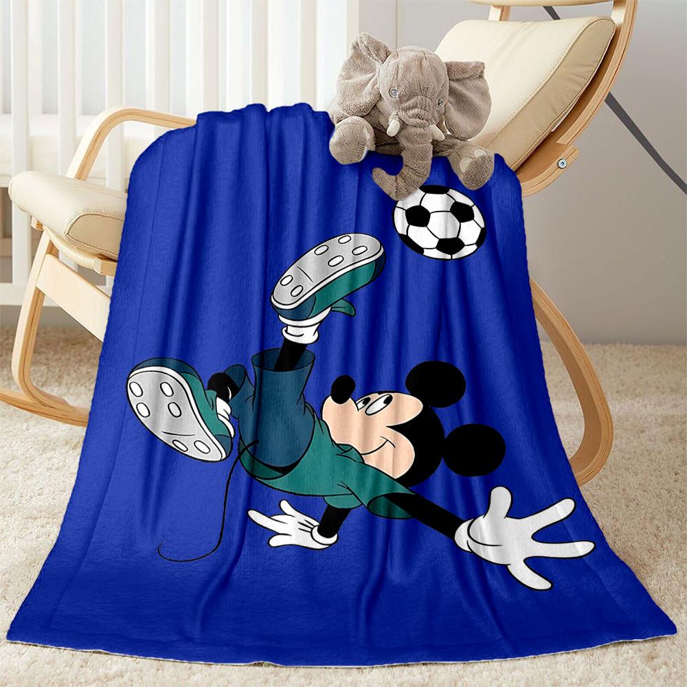 Mickey Mouse Castle Fantasy Blanket Soft & Cozy Perfect for Bed Sofa Seaside All-Season Use Digital Print Ideal Gift for Friends Family Couples Picnic