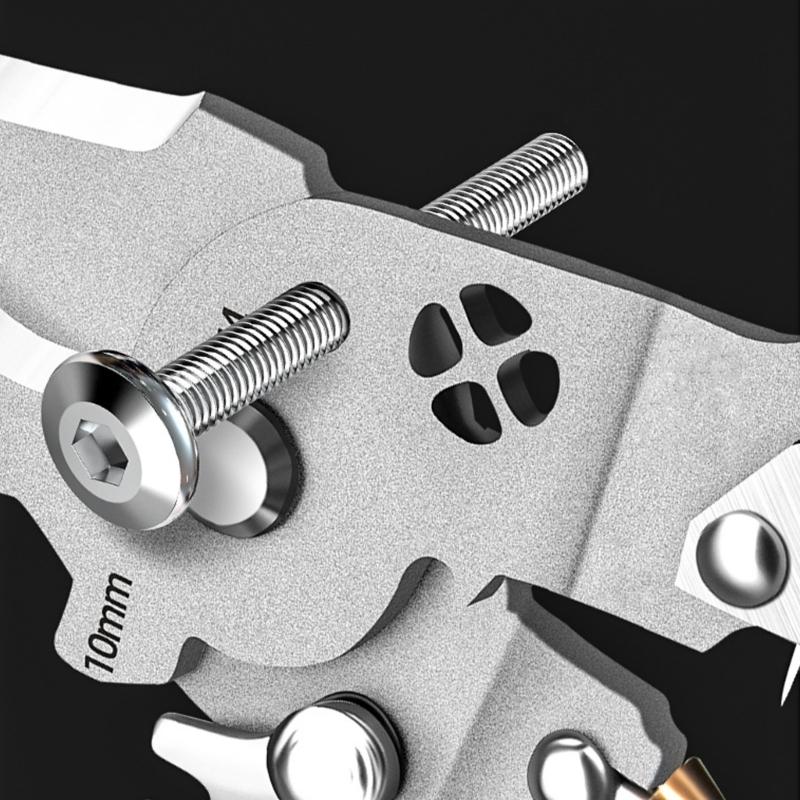 Foldable Wire Strippers with Electricity Measurement Function 4 In 1 Easy Multifunction Wire Stripping Pliers