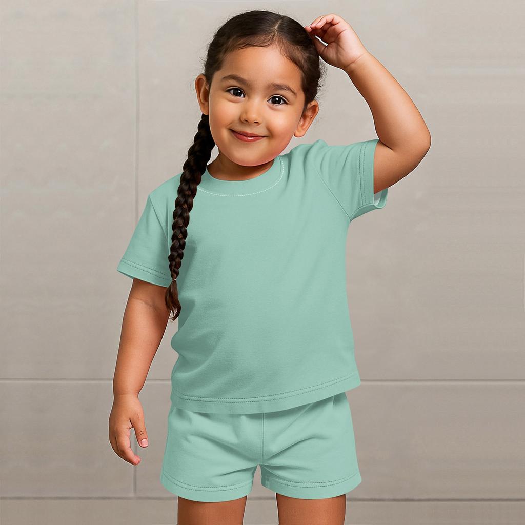 Patriotisches Kinder-Outfit – Kurzarm- und Shorts-Set, 2-teilig, für Jungen und Mädchen