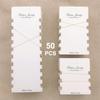 50Pcs Hair Ring Display Cards Cardboard Hair Accessories Packaging Tag Card Hairband Hairpins Display Retail Price Tags Label