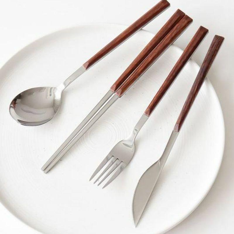 kamomekitchen Charmant Cutlery - Mahogany