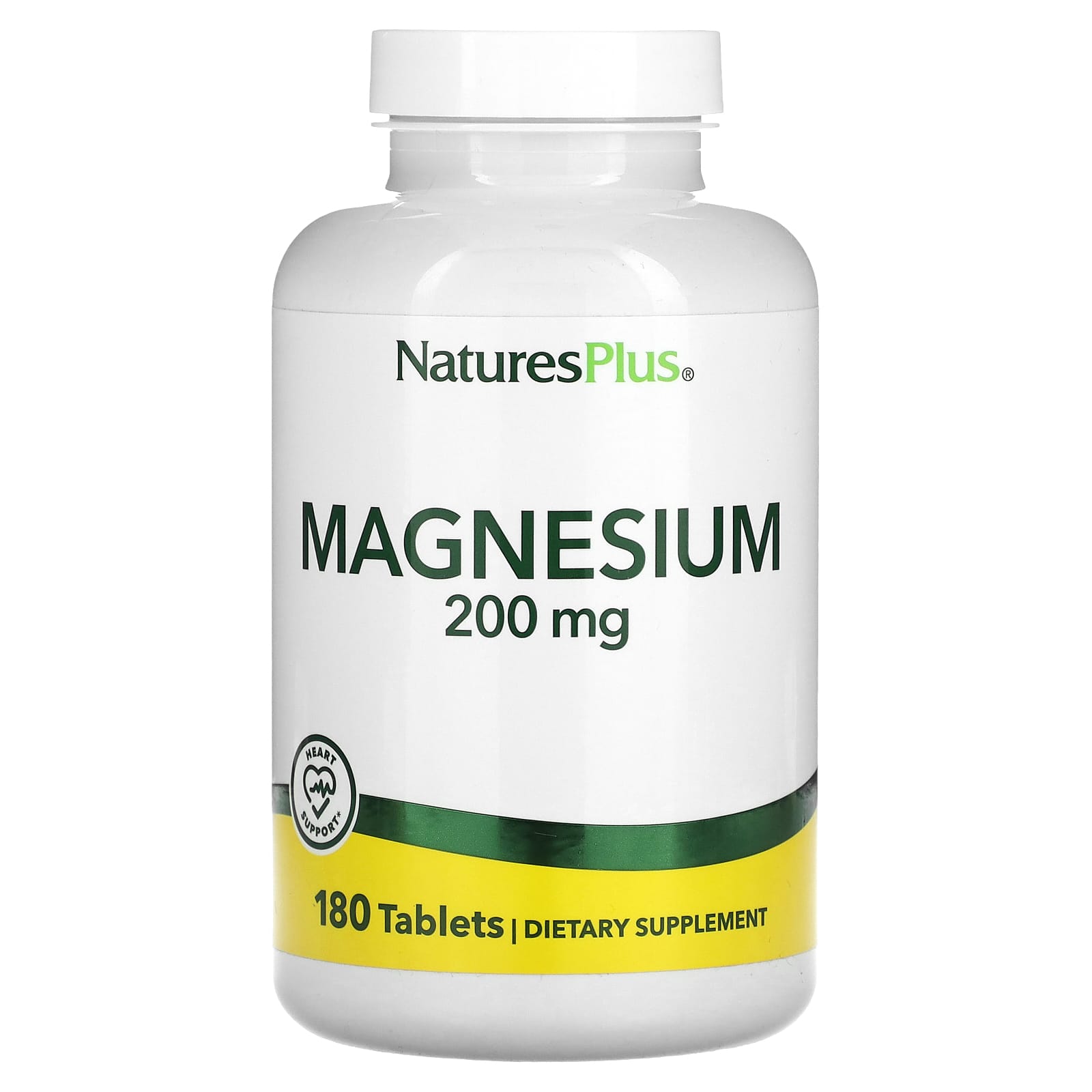 

Magnesium, 200Mg, 180 Tablets