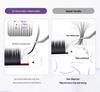 Chinese Camellia Soft Manga Lash Extensions - No Clumping, Fox Style, Super Long, Perfect for Beauty Salons
