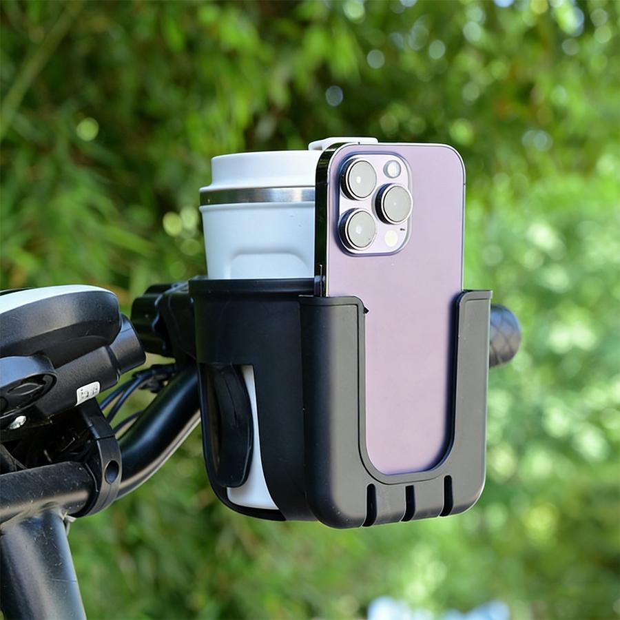 2-in-1 Water Cup Holder Electric Bike Motorcycle Bicycle Baby Stroller Universal Tea Cup Holder Bracket Cup Holders 5