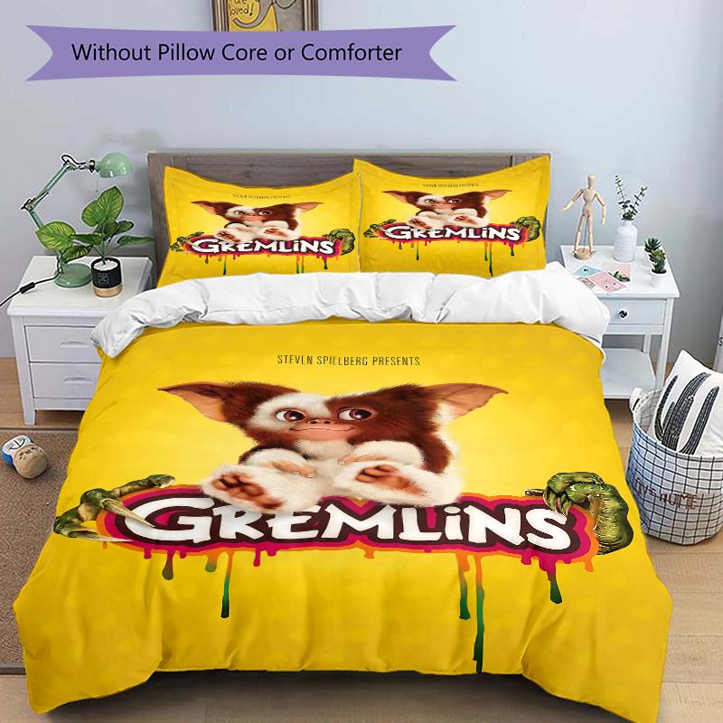 Gremlins Movie Poster Print 3Pcs Bedding Setduvet Cover With 2 Bedropillowcase Home Birthday Gift