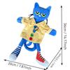 Pete Cat The Hand Puppet Plush Toy Soft Stuffed Animal Doll Kids Cartoon Gift