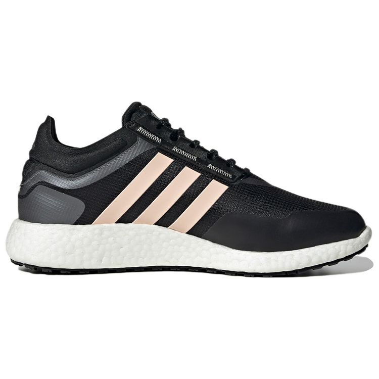 Adidas Rocket Boost Comfortable Fabric Leather Slip Resistant Durable Lightweight Low Top Casual Running Shoes Women sneaker Black Pink HQ7213