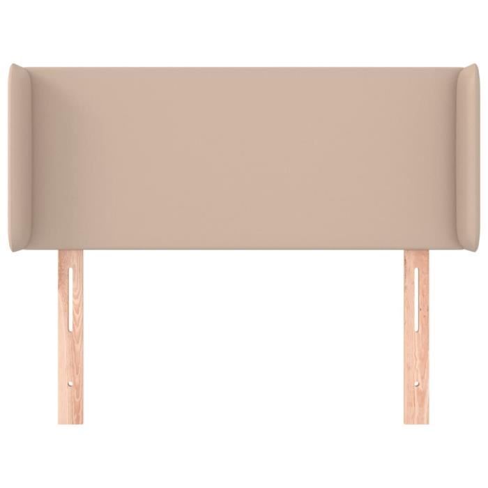 VidaXL Headboard with Ears Cappuccino 103x16x78-88 Cm Faux Leather3118577