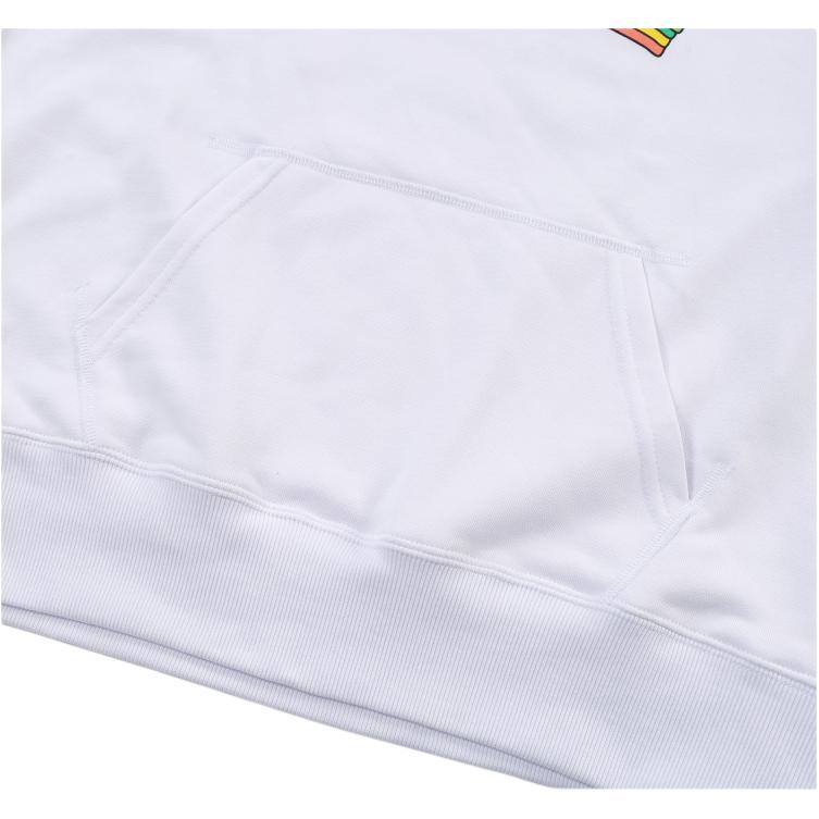 Levis FW22 Logo Print Drawstring Hoodie Women hoodies White A3798-0002