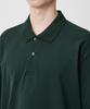 MUSINSA STANDARD Relaxed Fit Pique Polo Shirt [Deep Green]
