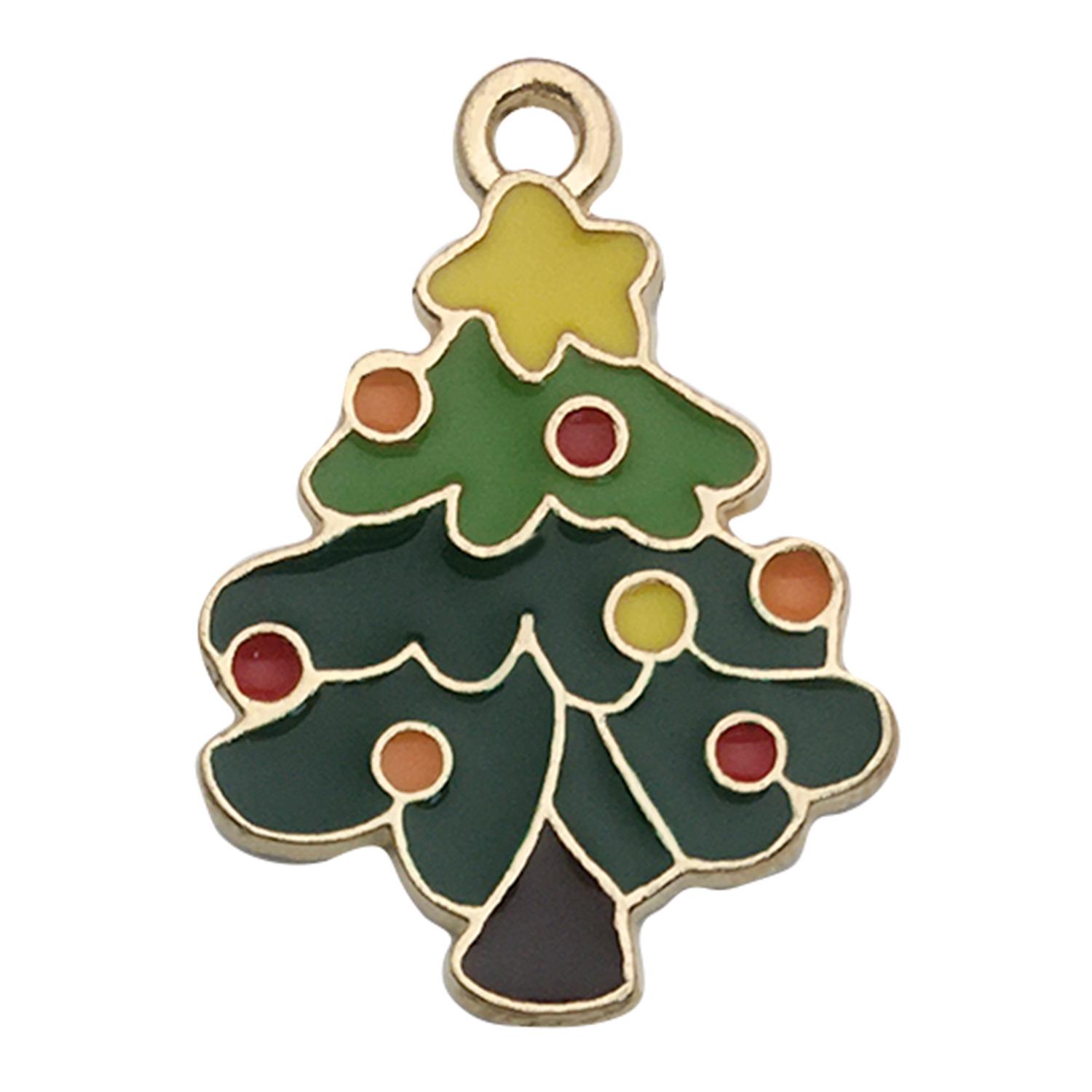 

Набор из 50 рождественских подвесок в виде капель масла: Милый Санта, Снеговик, Елка DIY Ювелирные Изделия Аксессуары Oil dripping Christmas