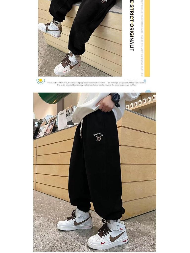 Big Boy Trendy Frühlings-Sweathose 2025 - Sportliche, locker sitzende Mode für Jungen