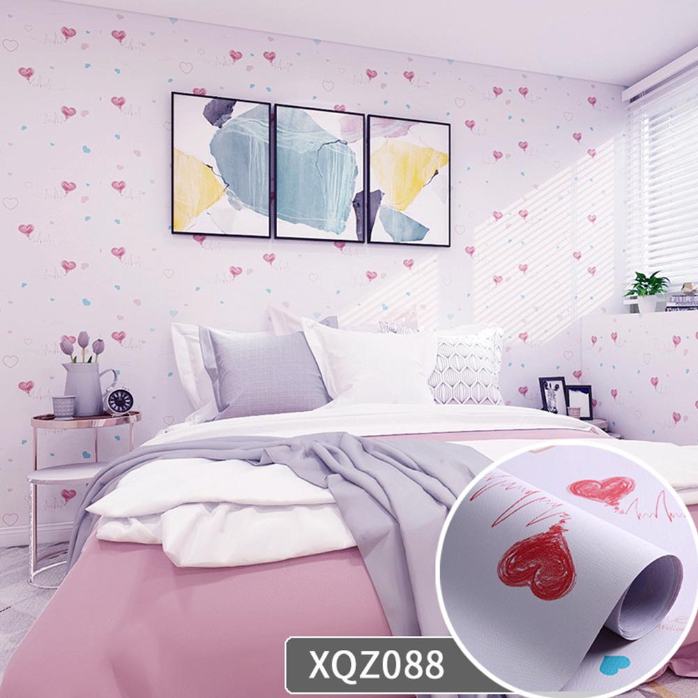 Cartoon Pattern Living Room Bedroom Self Adhesive Wallpapers Waterproof Oil Resistant Home Decoration Adhesive Wallpaper