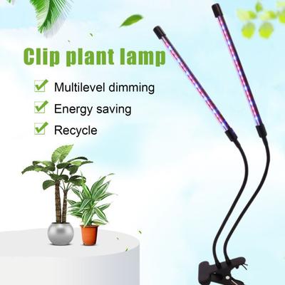 Vollspektrum-Pflanzenwachstumslicht mit Clip, dimmbares Plug-Play, hohe Helligkeit, wasserdichtes LED-Pflanzenlicht, Blumenwachstumslampe