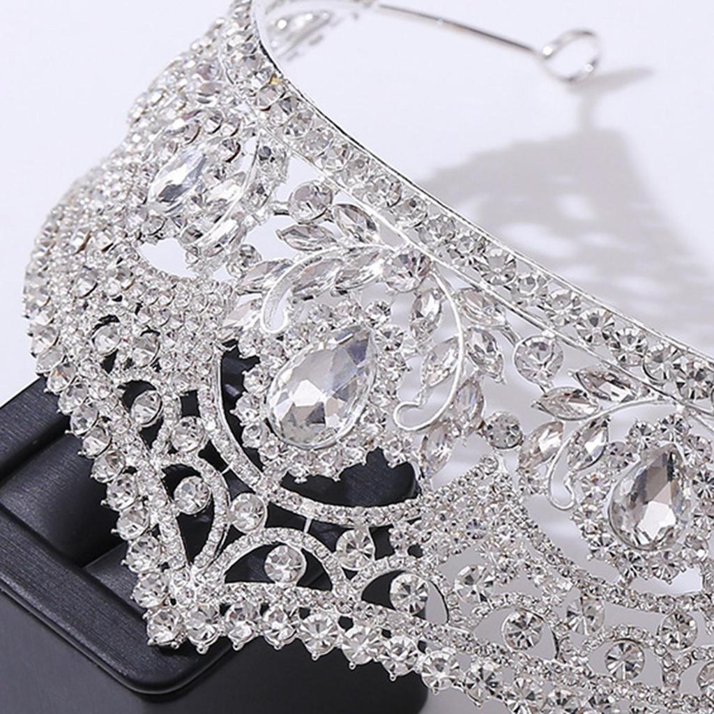 Crown Tiara Bride Headband girl Hair Accessory Bridal Headpieces for Halloween Stage