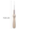 5 Pieces Wood Felting Handle Holder with Needles DIY Crafting Felt Needlework Tool Handicraft Accessory Professional