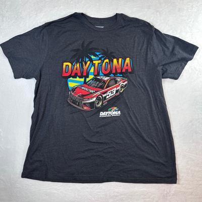 NASCAR Daytona International Speedway Graphic T-Shirt Mens 3XL Charcoal Gray New Unisex T-Shirt