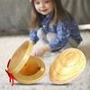Wood Eggs Shakers Finger Castanets Orff Percussion Instruments Music Toy for Toddler Baby Music Learning Enduring