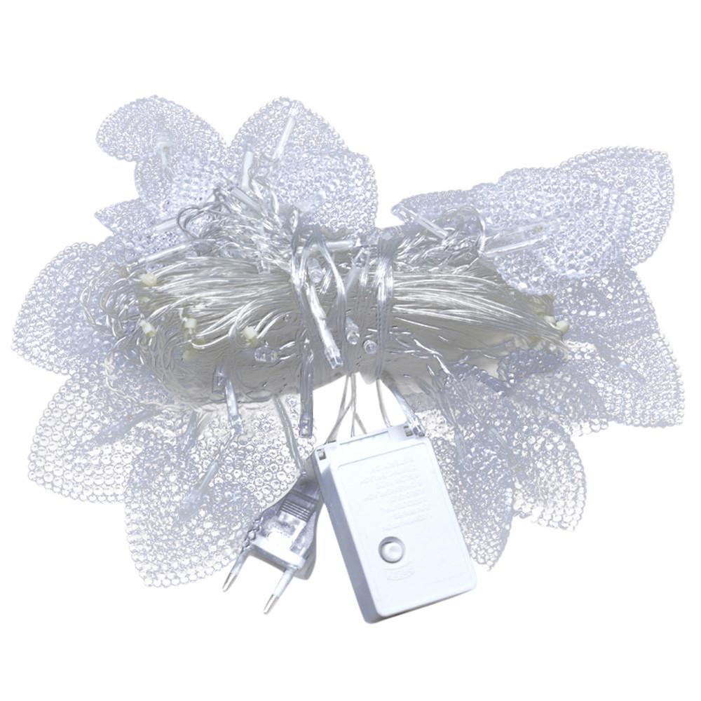 

128LED Lover Heart Curtain Lights Party Wedding Открытый Сад Декор Лампа