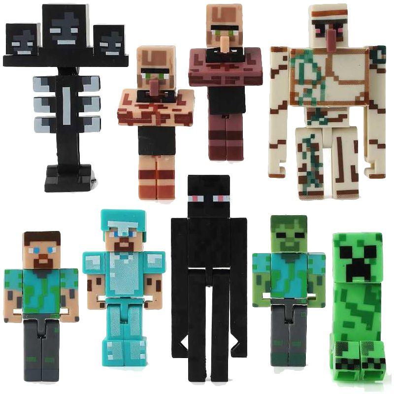 Minecraft Puslespils Actionfigurer Samling Høj Kvalitet Boligdekoration Og Gave Til Spillere