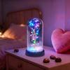 Valentine's Day/Girl's Day Gift:Night Light, Practical And Elegant Preserved Bouquet For Mom And Girl