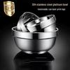 Chuishanhai 304 Edelstahl doppelwandige Thermoisolationsschalen (10er-Pack)