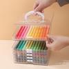72-Color Soft Tip Acrylic Markers & Watercolor Pens for Primary Students