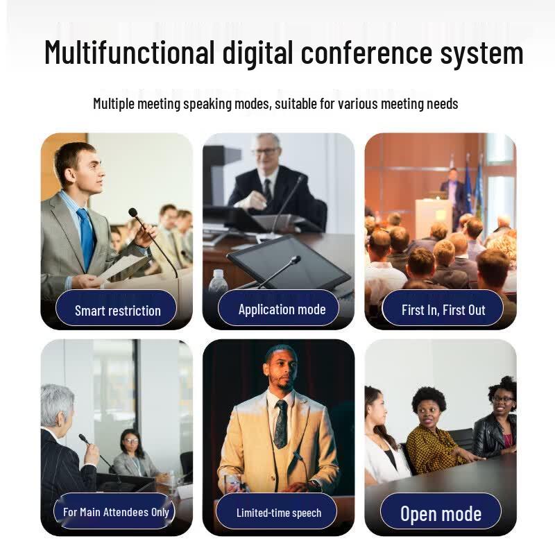 HuiDu HD-1860M Professional Digital Conference System (CN Version)