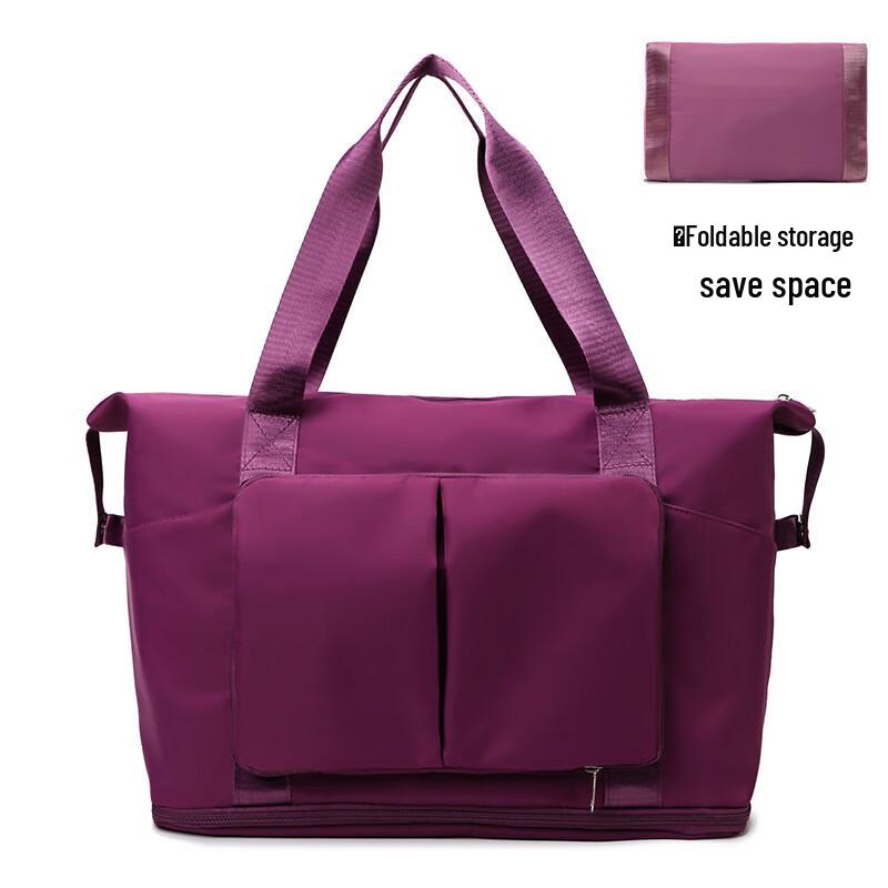 OLOMM Foldable Dry/Wet Separation Gym & Travel Duffel Bag One Size