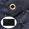 90x150cm Schwarze Amerikanische Flagge Beidseitig bedruckt Amerikanische Flagge