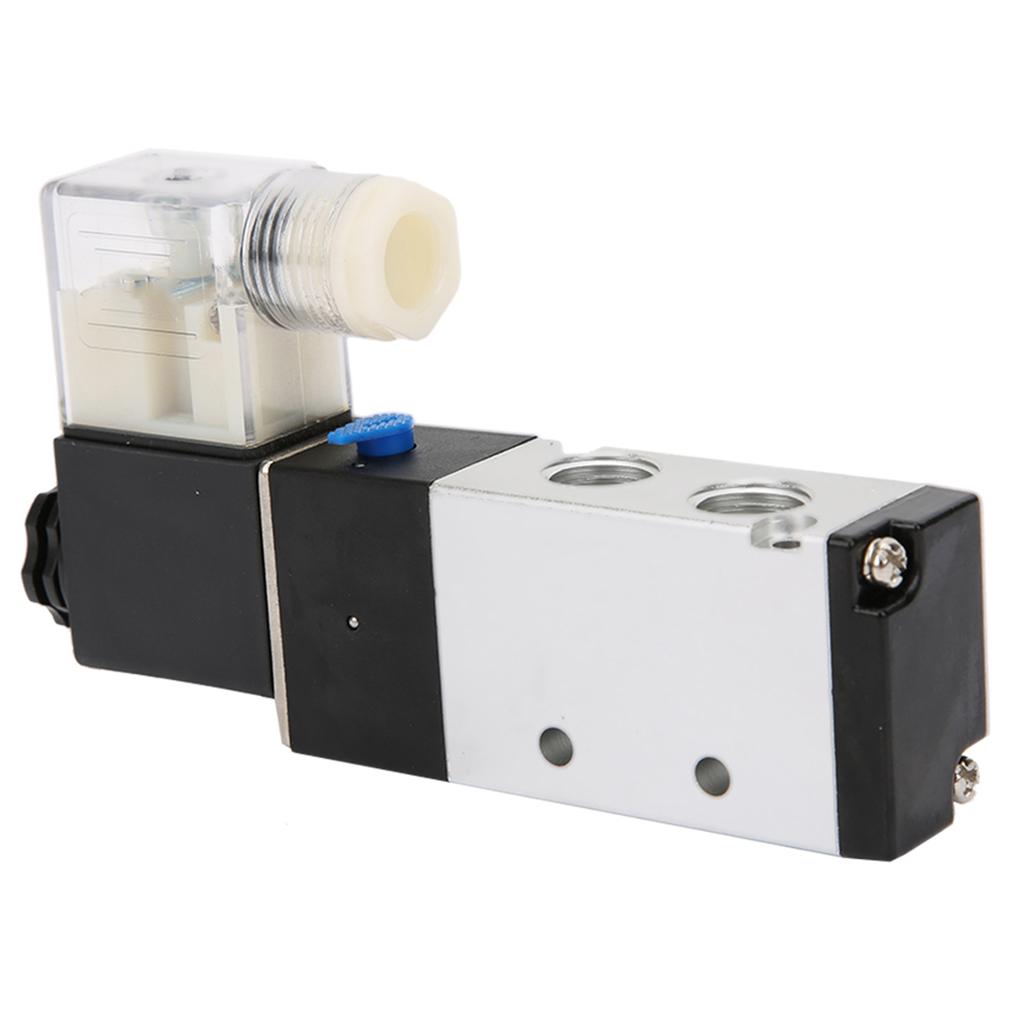 4V210 08 Solenoid Air Valve 2 Position 5 Port Pneumatic Control Valve (DC12V)