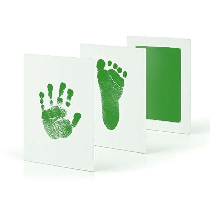 2pc Newborn Baby Handprint Footprint Markers Ink Pads Safe Non-toxic No-Touch Skin Inkless Inkpad Kits Pet Paw Prints Souvenirs