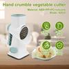 Rotary Cheese Grater with Handle Manual Rotary Cheese Grater Shredder with 3 Replaceable Stainless Steel Drum Blades and Suction